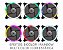 Kit Fan Cooler Argb, Kmex Aaea, 3 Fans 120 Mm + Cont Remoto, Aaeak136Apqkb0X, Preto - Imagem 4