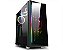 Gabinete Gamer Kmex Cg-03Re Fox 2 1Fan/Painel Rgb Rainbow Controladora S/Fonte - Imagem 1