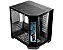 Gabinete Gamer Aquário Kmex Cg-02Kv Ângulo, Sem Fonte, Sem Fan, Lateral De Vidro, Com Monitor Dynamic, Preto - Imagem 2