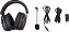 Headset Gamer Redragon Luna H540-Pro, Bluetooth, Wireless, P3, Usb, Preto com Vermelho - Imagem 5