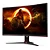 Monitor Gamer Led 27", 240Hz, 0,5Ms, Aoc Curvo Legend C27G2Ze Gaming, Va, Full Hd, Hdmi, Dp, Vga, Vesa, Preto - Imagem 2