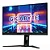 Monitor Gamer Led 27", 165Hz, 1Ms, Gigabyte Curvo M27F A, Ips, Fhd, Dp, Hdmi, Usb, Hp Out, Vesa, Preto - Imagem 2