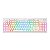Teclado Gamer Usb Mecânico Redragon Brahma Pro, Branco, Switch Brown, Rgb, Abnt2, K586W-Rgb-Pro-Pt-Brown - Imagem 3
