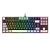 Teclado Gamer Usb Mecânico Redragon Kumara Rgb, Preto, Cinza e Amarelo, Switch Brown, Rgb, Abnt2, K552Lgy-Rgb - Imagem 1