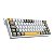 Teclado Gamer Usb Mecânico Redragon Lakshmi, Amarelo/Branco/Cinza, Switch Brown, Branco, Abnt2, K626-Yl-Wt-Gy - Imagem 2