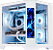 OPENBOX - Gabinete Gamer Aquário Kmex Cg-W2Kv Ângulo, Sem Fonte, Sem Fan, Lat. Vidro, Monitor Dynamic, Branco - Imagem 1