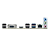 Placa Mãe 1155 2ª, 3ª Geração Bluecase Bmbb75-G3Hgu-M2R3Bx, Ddr3 16Gb, M2/Nvme, Hdmi, Vga, 1000 Mb/S, Preta - Imagem 4
