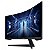 Monitor Gamer Led 34", 165Hz, 1Ms, Samsung Curvo Odyssey G5 Lc34G55Twwlmzd, Va, Uw, Qhd, Dp, Hdmi, Vesa, Preto - Imagem 3