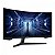 Monitor Gamer Led 34", 165Hz, 1Ms, Samsung Curvo Odyssey G5 Lc34G55Twwlmzd, Va, Uw, Qhd, Dp, Hdmi, Vesa, Preto - Imagem 2