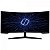 Monitor Gamer Led 34", 165Hz, 1Ms, Samsung Curvo Odyssey G5 Lc34G55Twwlmzd, Va, Uw, Qhd, Dp, Hdmi, Vesa, Preto - Imagem 1