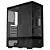 Gabinete Gamer Aquário Kmex Cg-C200 Micro Medusa, Sem Fonte, Sem Fan, Lateral De Vidro, Preto - Imagem 1