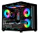 Gabinete Gamer Aquário Kmex Cg-27Rl Micro, Sem Fonte, Sem Fan, Lateral De Vidro, Preto - Imagem 1
