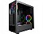 Gabinete Gamer Kmex Cg-04Rd Odyssey Black, Sem Fonte, Sem Fan, Lateral Acrílico, Painel Rgb Rainbow - Imagem 5