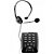 Telefone Headset Elgin HST-6000 Preto Base Discadora + Monoauricular RJ - Imagem 2