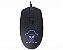 Mouse Gamer Kmex Pirata M340, 4 Led, 1.200 Dpi, Óptico, Preto, 7 Botões, Usb - Imagem 1