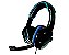 Headset Gamer Kmex Ar-S501, Stereo, Preto Com Azul, Com Microfone, Gaming - Imagem 1