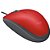 Mouse Usb Logitech M110 Silent, Vermelho, Clique Silencioso, 910-005492 - Imagem 1