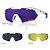 Óculos De Sol HB KIT SHIELD EVO ROAD white/purple - Imagem 1