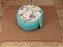KIT ZAFU + ZABUTON Floral Azul com Bege - Imagem 3