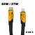 Cabo Basike 2 em 1- USB-C - Lightning / Type C - 65W - 1 Metro - BA-CBO096 - Imagem 1