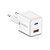 Carregador Basike, Com 1 Saída USB-C 30W, 1 Saída USB Quick Charge Com Cabo Tipo C Para Tipo C - Imagem 1