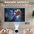 Projetor Portátil Gamer X10 Plus Com 2 Controles - Imagem 3