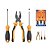 Kit De Ferramentas De Reparo Com Chave De Fenda Chave Phillips E Alicate MD-12760 - Imagem 1