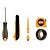 Conjunto de Ferramentas De Reparo 2 CHAVES DE FENDA, 1 FITA ISOLANTE, 1 ESTILETE E 1 TRENA MD-12763 - Imagem 1