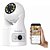 Câmera de Segurança Inteligente Dupla HD 360º Basike - Wi-Fi, Visão Noturna, Detecção de Movimento - Imagem 1
