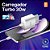 Carregador Celular 30W Saida Tipo C Quick Charge Com Cabo Tipo C - Imagem 4