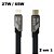 Cabo Basike 2 em 1 - USB - Lightning / Type C - 65W - 1 Metro - BA-CBO097 - Imagem 1