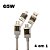 Cabo Basike 4 em 1- USB/USB-C/Lightning/Type C- 65W - 1,2 Metro - Ba-CBO236 - Imagem 1