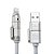 Cabo Basike 4 em 1- USB/USB-C/Lightning/Type C- 65W - 1,2 Metro - Ba-CBO235 - Imagem 2