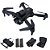Drone 2.4ghz Câmera 4k Full Hd Gps Sensor Obstáculo Dobrável WRJ-12618 - Imagem 1