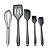 Kit Utensílios De Cozinha De Silicone Bazik Com 5 Peças Wu-337 - Imagem 3