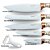 Kit Jogo De Facas Aço Inox Cozinha 6 Peças BAZIK WU-343 - Imagem 2