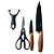 Kit Jogo De Facas Aço Inox Cozinha 4 Peças BAZIK WU-334 - Imagem 1