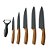 Kit Jogo De Facas Aço Inox Cozinha 6 Peças BAZIK WU-325 - Imagem 1