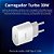 Carregador Turbo 30W Saída Tipo C Só Base Ba-car112A - Imagem 2