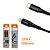Cabo Basike - USB-C Para Lightning - 27W - 1 Metro - BA-CBO105 - Imagem 1