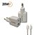 Carregador Celular 20W 2 Saídas Quick Charge Com Cabo Tipo C para Tipo C Ba-car046CC - Imagem 1