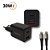 Carregador Celular 30W 2 Saidas Quick Charge Com Cabo IOS BA-CAR048CL - Imagem 3