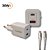 Carregador Celular 30W 2 Saidas Quick Charge Com Cabo IOS BA-CAR048CL - Imagem 1