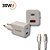Carregador Celular 30W 2 Saidas Quick Charge Com Cabo Tipo C BA-CAR048CC - Imagem 3