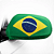 PAR DE CAPA PARA PROTEÇÃO DE RETROVISOR ESTAMPA BRASIL - TOY-044 - COPA DO MUNDO - Imagem 1
