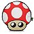 Almofada Recortada Gamer Nintendo Super Mario Cogumelo 40 x 40 cm - Imagem 1