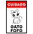 Placa Decorativa Cuidado Pet Fofo 16 x 24 cm - Escolha entre Cão e Gato! - Imagem 2