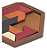 Quebra-Cabeça Hexagonal Estilo Tangram em Madeira - Puzzle Geométrico Nerd - Imagem 3