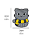 Pin Metálico Esmaltado Gato Lufa-Lufa - Imagem 2