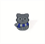 Pin Metálico Esmaltado Gato Corvinal - Imagem 1